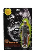 NECA Universal Monsters 7” Action Figure - Retro (Glow in The Dark) Wolfman