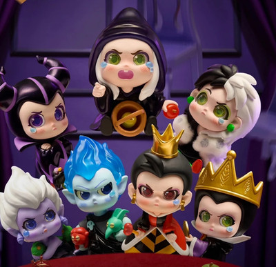 MINISO Disney Villainous Characters Series Confirmed Figure Toy Gift  Blind Box