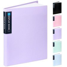 Art Portfolios 9"x12", 40 Pockets Large Portfolio Folder Display 80 Pages, He...