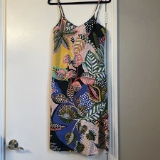 Cynthia Rowley Sz 4 Women’s Dress 100% Linen Floral Green Blue NWOT/Great gift 