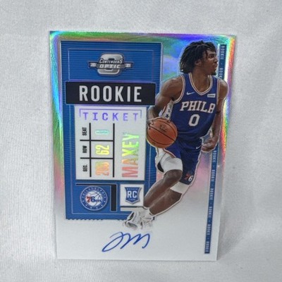 2020-21 Panini Contenders Optic Tyrese Maxey Rookie Ticket