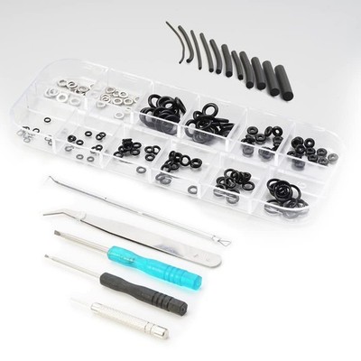 Lighter Burner O-Ring Repair Kit with Rubber Seals and Dismantling Tool