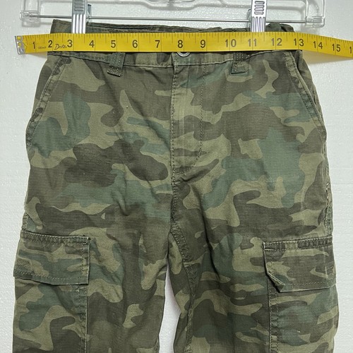 Levi Strauss Boys Camouflage Cargo Shorts Size 8 Regular Adjustable Waistband - Picture 5 of 12