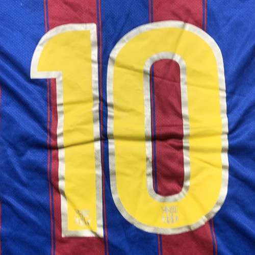 Men’s Vintage Nike 2009-10 Barcelona Home Football Shirt Messi 10 Size M GC - Bild 11 von 13