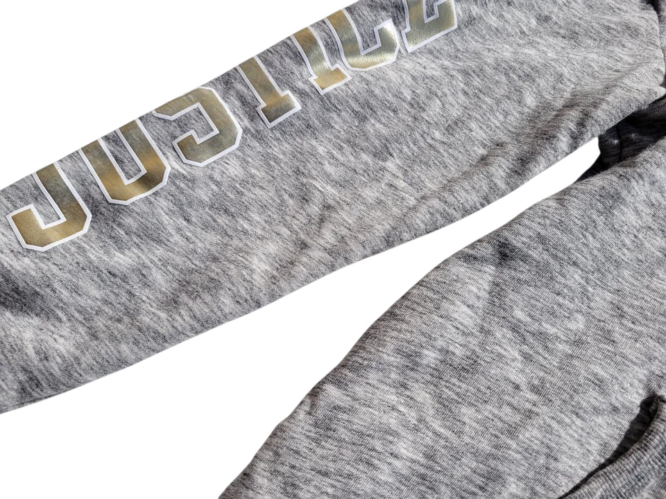 Sudadera con Capucha Justice Athletic Dept Camisa con Cremallera Niñas Talla 18 Plus Gris Sudadera con Capucha Foto 4 de 4