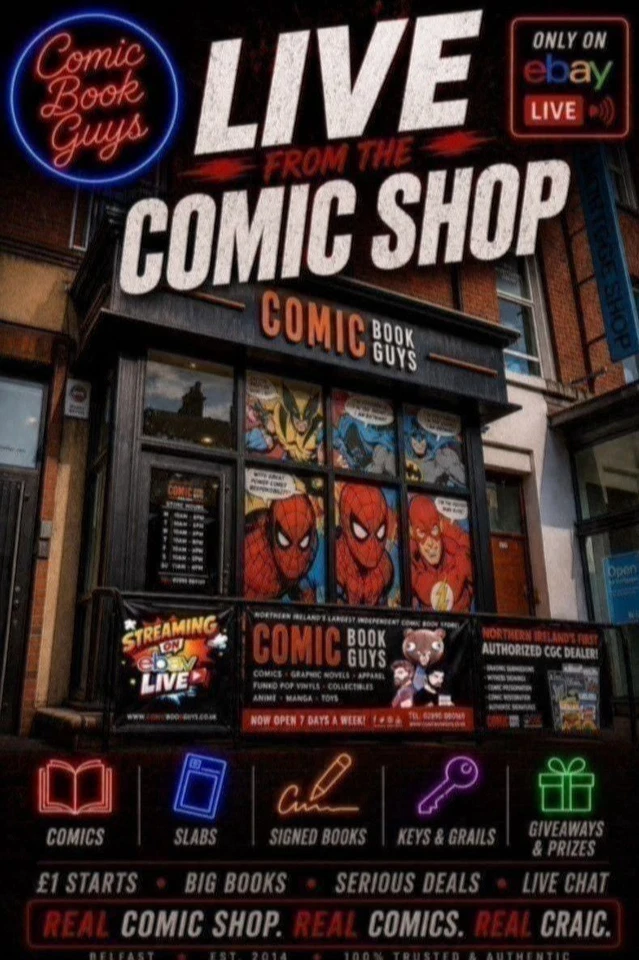 COMIC BOOK GUYS LIVE ⚡ LIVE FROM THE COMIC SHOP