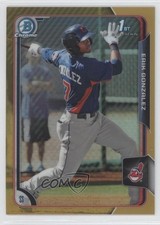 2015 Bowman Chrome Prospects Gold Refractor 15/50 Erik Gonzalez #BCP48 4l3