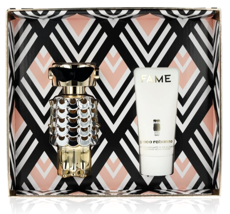 Paco Rabanne Fame 50ml Edp & 75ml Body Lotion Gift Set for Women