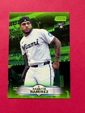 2025 Topps Stadium Club Agustin Ramirez Lime Green  #108 Miami Marlins RC