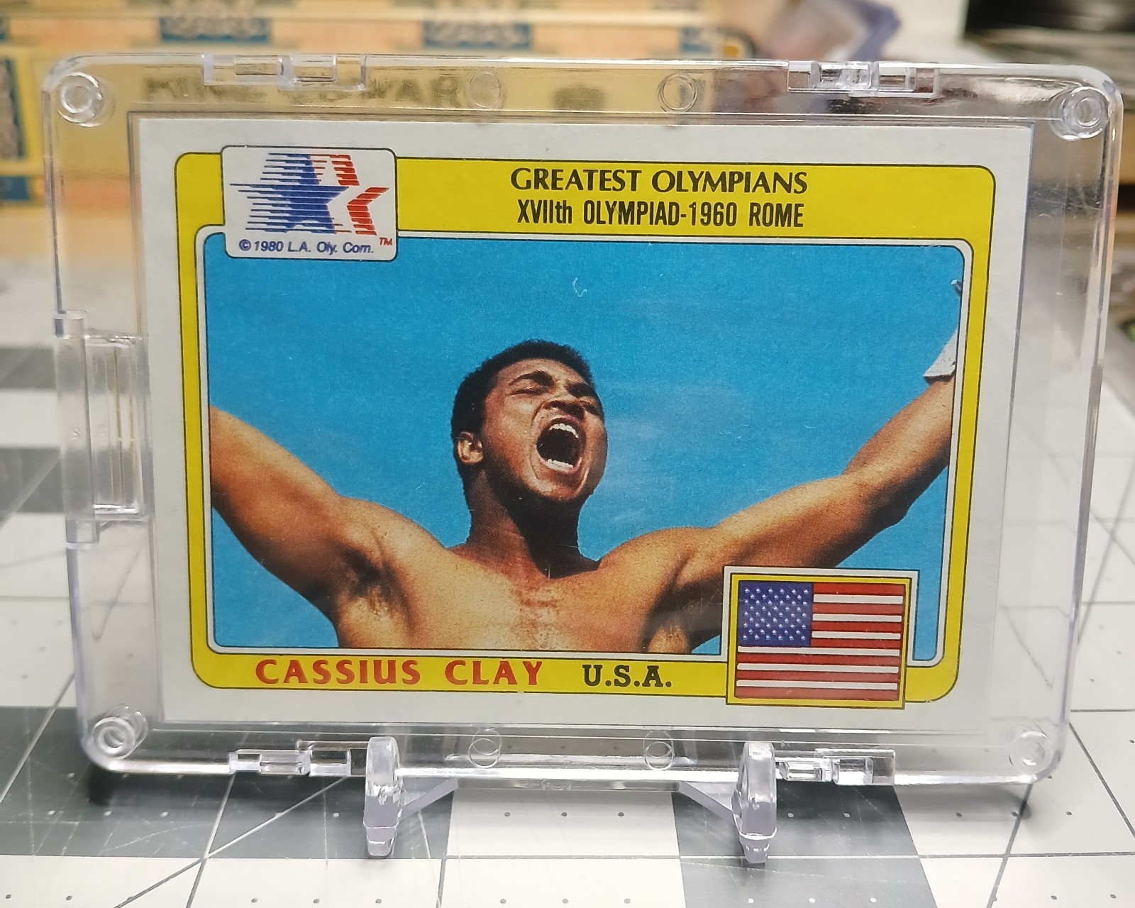 1983 Topps Greatest Olympians Cassius Clay #92