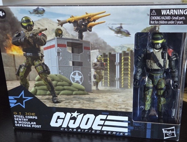 G.I. Joe Classified Series #175 Steel Corps Sentry & Modular Bunker Pulse Excl.