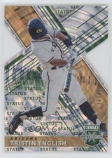 2019 Elite Extra Edition Status Emerald Die-Cut 36/49 Tristin English #85 08aq