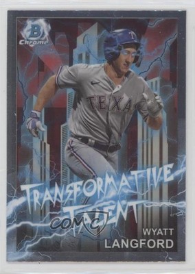2023 Bowman Draft Transformative Talent Wyatt Langford #TT-18 0yd6
