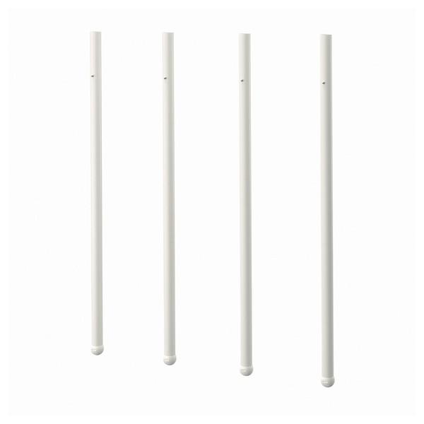 4x Blanco IKEA ANTILOP Trona Pierna Niños y Bebés Silla de Alimentación Soporte Patas de Metal
