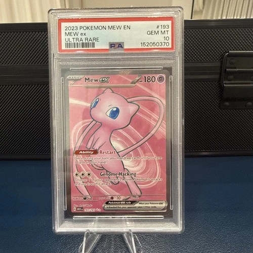 PSA 10 GEM MT - MEW EX 193/165 - ULTRA RARE - SCARLET & VIOLET 151 - POKEMON TCG