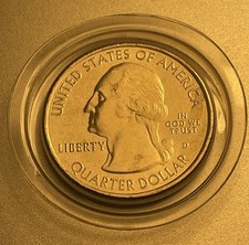 2018-D BLOCK ISLAND WILDLIFE (RHODE ISLAND) UNC QUARTER NATIONAL PARK - CAPSULED