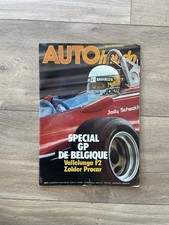 Magazine AUTO Hebdo N°164 Mai 1979 - Spécial GP Belgique Jody Scheckter F1