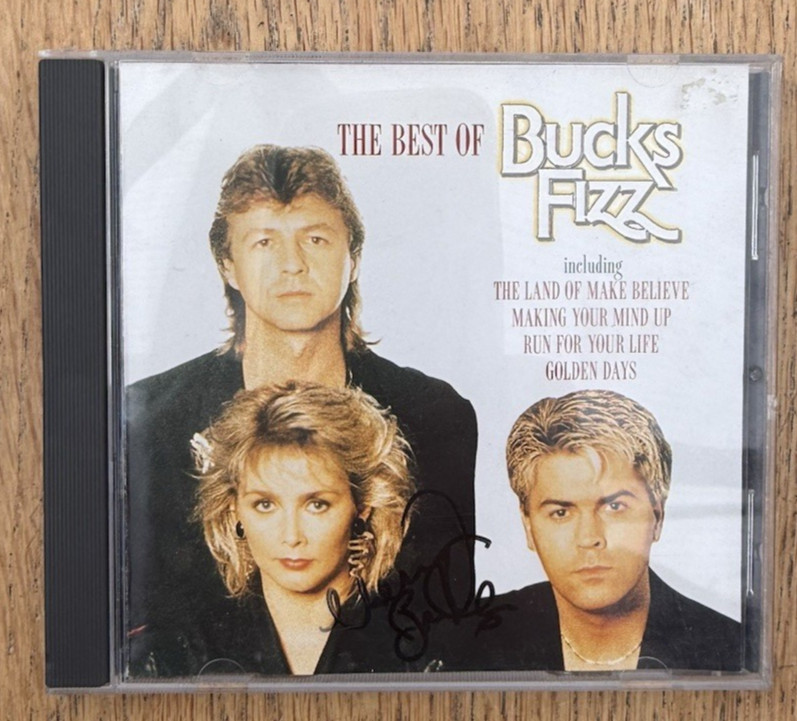 Bucks Fizz Best of Bucks Fizz CD Signed Inlay Cheryl Baker