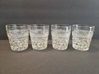 Vintage Set Of 4 Anchor Hocking Wexford Clear Old Fashioned/Rocks Juice Glasses
