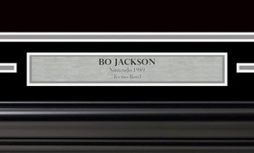 Bo Jackson Signed Framed 16x20 Photo Raiders NES Tecmo Super Bowl Beckett Wit
