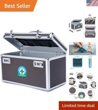 Lockable Medication Box with Portable Storage Case, Childproof Medicine Lock ...