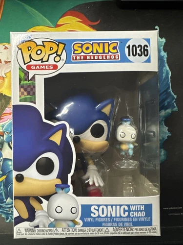 Funko Pop! Vinyl: Sonic the Hedgehog - Sonic with Chao #1036 W/ Protector