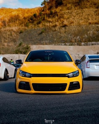 NEW Front R STYLE bumper with LED DRL and Blinker for VW Scirocco MK3