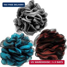 Loofah Bath Shower Sponge Body Scrubber,Extra Large 75g XL Exfoliate Mesh Pouf S