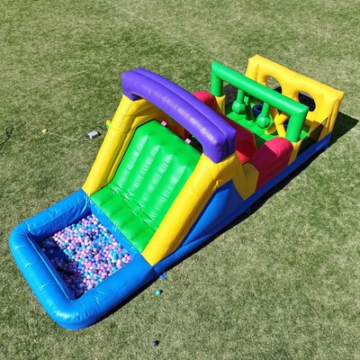 22x8x8.2FT Commercial PVC Inflatable Obstacle Course Bounce House Bouncy Castle