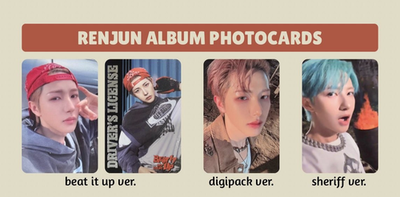 NCT DREAM - Beat It Up Official PHOTOCARD BOOK /DIGIPACK /SHERIFF