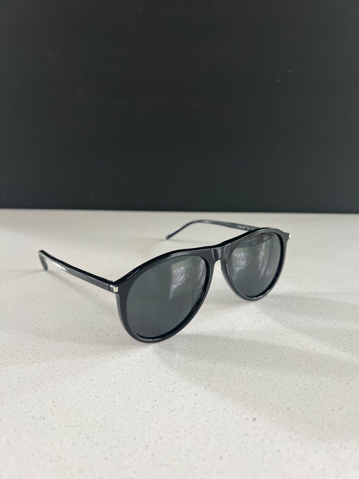 Occhiali da sole aviatore Saint Laurent S 667 Eyewear neri NUOVI