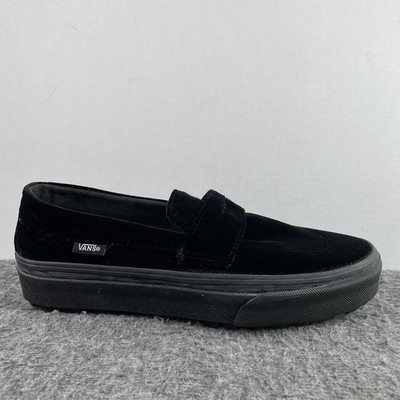 VANS Skate Style 53 Black Velvet Loafers VNOA5HEL5AA Women's Size