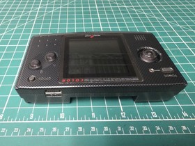 Neo Geo Pocket Color Carbon Black (SNK, 1999) - Tested/Working - w/Game - RARE!