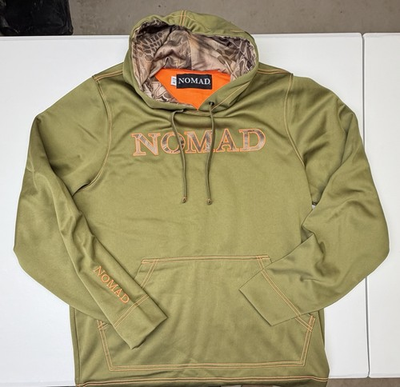 #ad NOMAD Camouflage Green Hunting Gear Hoodie Pullover Heavyweight Men’s Sz M $22.95