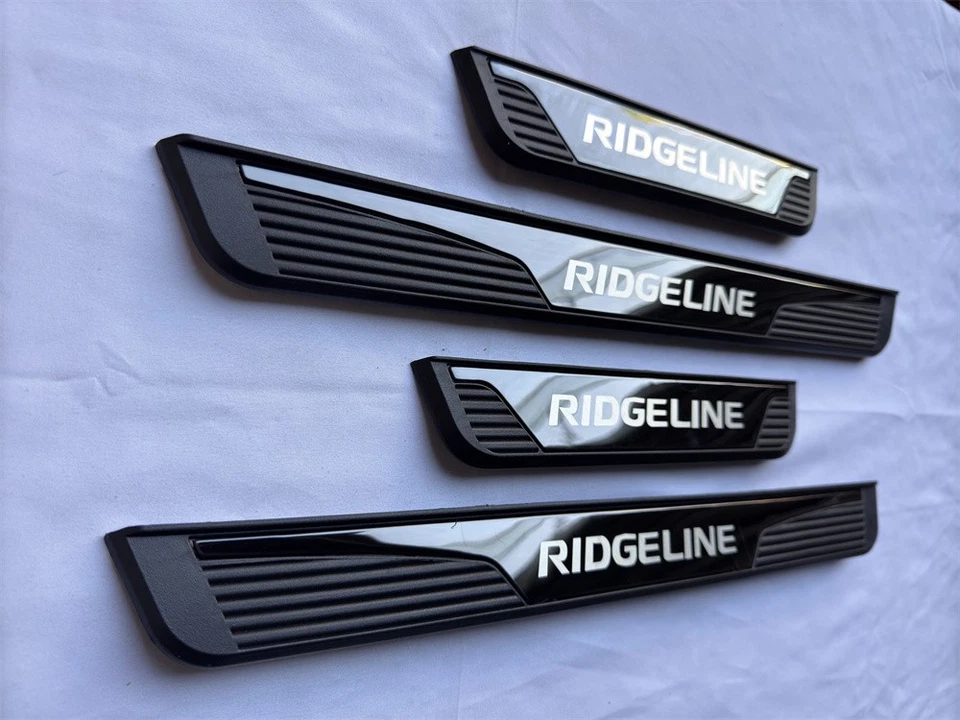 Para Honda Ridgeline Accesorios Protector de umbral de puerta de coche Placa de desgaste Tira de moldura R Foto 2 de 4