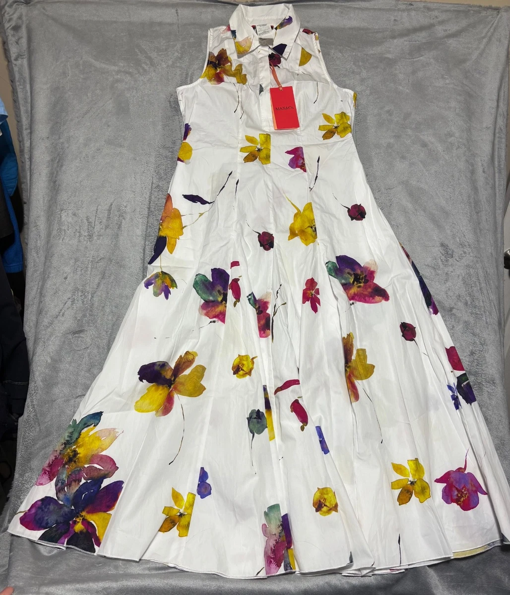 Lesley Robe Midi Rose à Motif Florale Vintage | Boutique