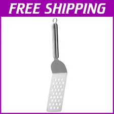 Stainless Steel Angled Spatula with Perforations