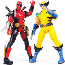 New Deadpool & Wolverine Action Figure Toy Model Collection in Stock Kids Gift
