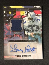 2023 Topps Composite Tony Dorsett Patch Auto Vertical /99 Cowboys