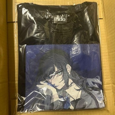 Ado Expo Osaka 2025 T-Shirt M Schwarz Blau Illustration Neu Ungeöffnet