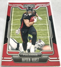 2021 Panini Playbook Football Hayden Hurst Atlanta Falcons base card #6