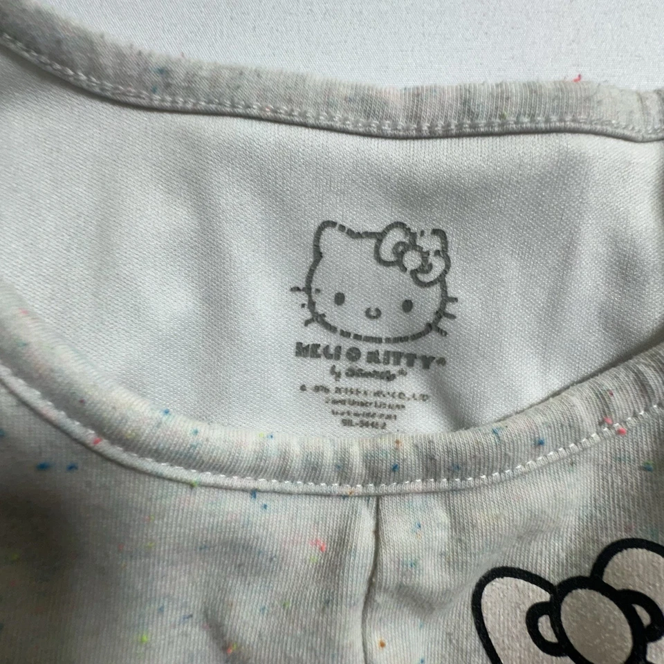 Hello Kitty Girls Dress Size 5 White Top Pink Tulle Skirt Cute Play Party Outfit - Image 3 of 4