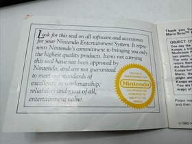 Nintendo Super Mario Bros. NES W Box Manual Cartridge & Foam NTSC-U/C 1985