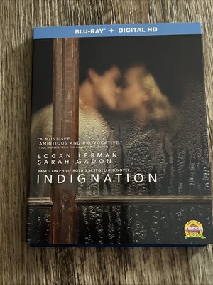 Indignation (Blu-ray, 2016) No Digital Copy Included