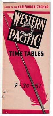 Western Pacific 30.09.1951 guter Zustand