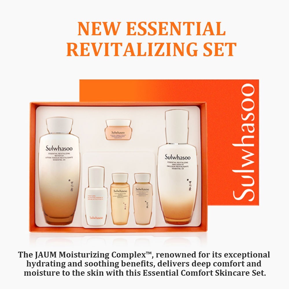 Sulwhasoo Essential Revitalizing Skincare Set (2 Full Size + 10