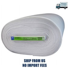 Pellon TP970 Thermolam Plus Fleece Fabric, White 45" x 10 Yards by the Bolt