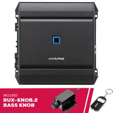 Alpine S2-A60M S-Series Next-Gen 600W High-Performance Car Mono Amp w/ Bass Knob