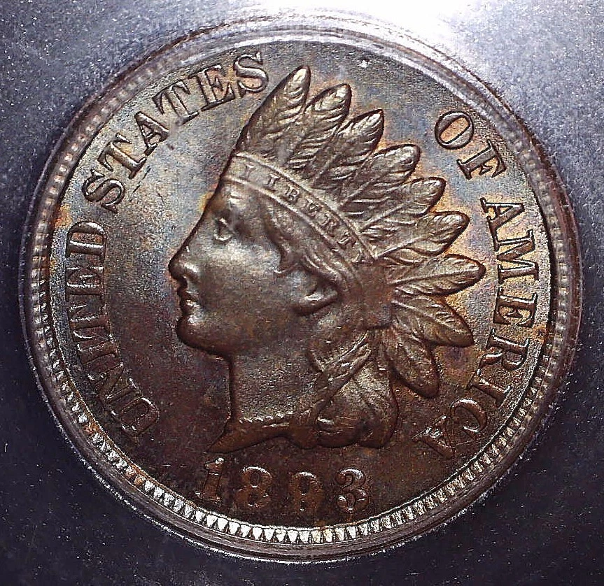 1893 Indian Head Penny, ICG MS64 RB, Issue Free - Image 2 of 4