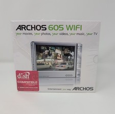 Archos 605 WiFi 30GB Digital Media Player Silver 2007 NEW FACTORY SEALED